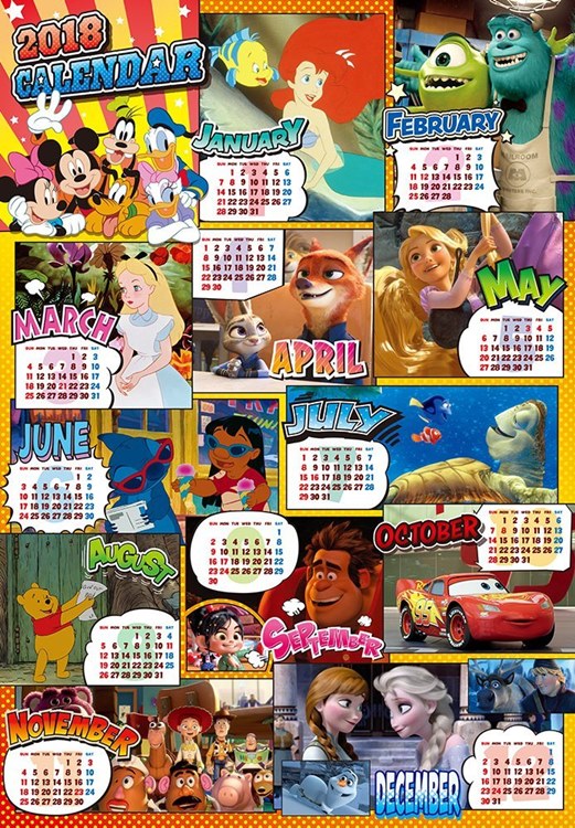 おすすめジグソーパズル】2018年カレンダー ジグソーパズル