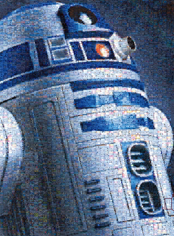 スターウォーズ R2-D2 フォトモザイクジグソーパズル＜スターウォーズ・1000ピース＞【おすすめジグソーパズル】